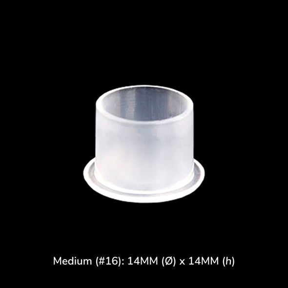 Flat Base Clear Ink Cups